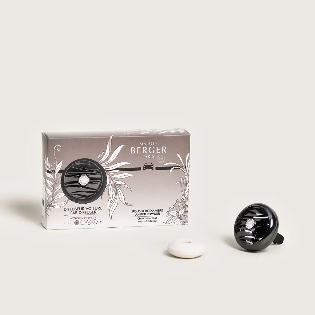Diffuseur voiture Holly Poussière d'Ambre