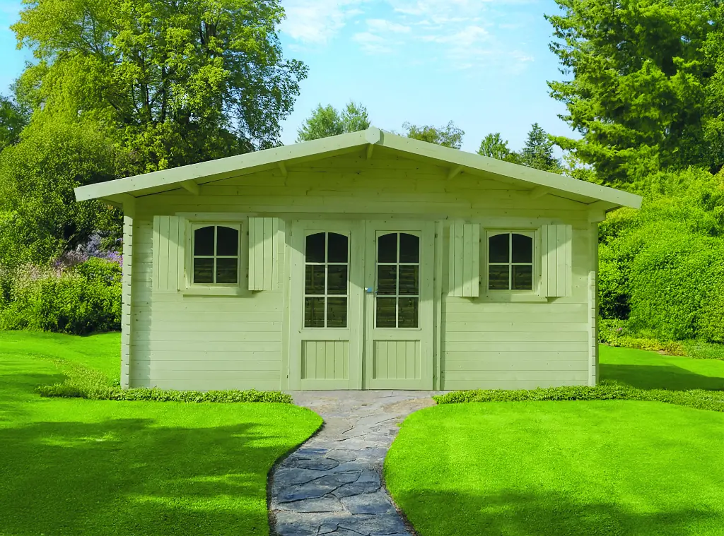 Abri de jardin CEVINS S8972-1 traité 570x390 cm