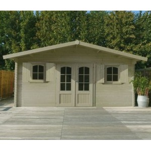 Abri de jardin CEVINS traité 570x390 cm