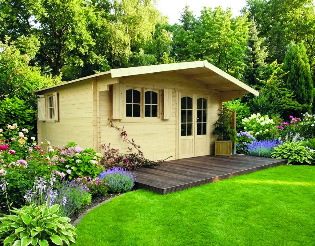 Abri de jardin CHAMBERY S8981-1 traité autoclave 480x420 cm