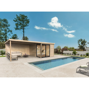 Abri de jardin SAGRES traité 300x300+400 cm