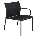 Fauteuil CADIZ bas coloris réglisse