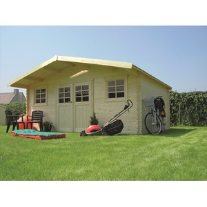 Abri de jardin MONTREUX traité 510x510 cm