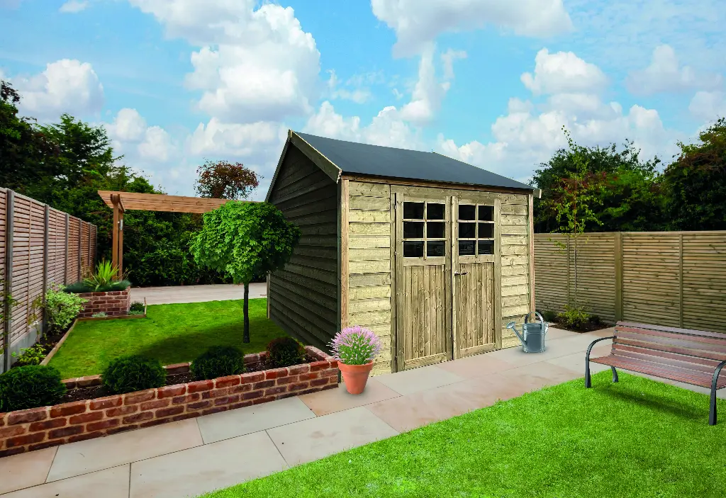 Abri de jardin ANNEUX S8780-1 traité 293x293 cm