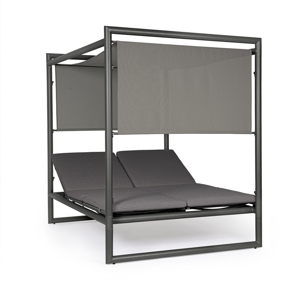Lit de soleil double  (Aluminium)