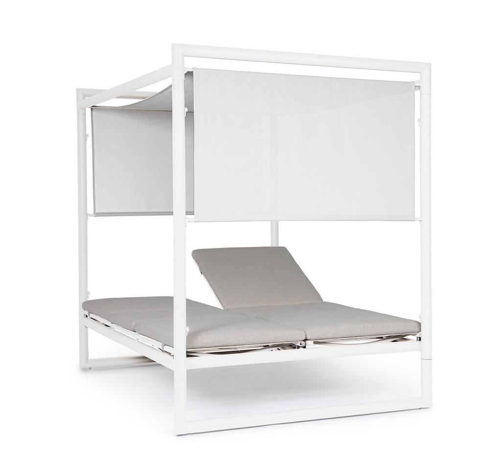 Lit de soleil double   (Aluminium)