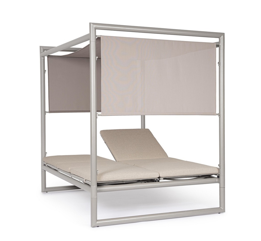 Lit de soleil double    (Aluminium)