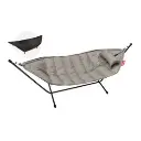 Hamac Superb Deluxe grey taupe avec coussin et housse de protection    