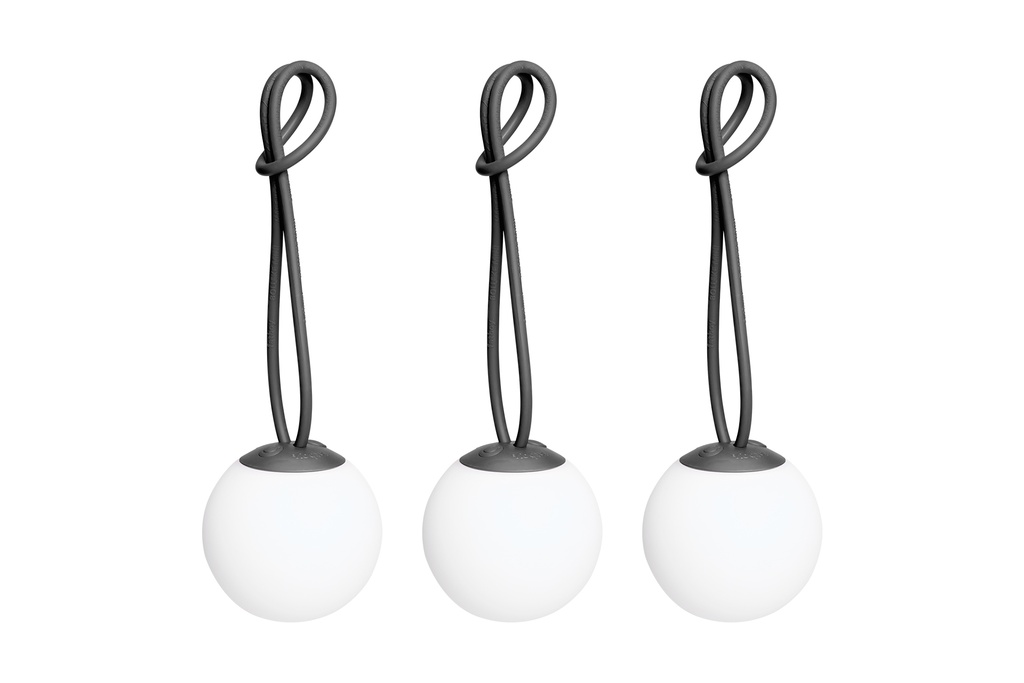 Bolleke mini set de 3 anthracite