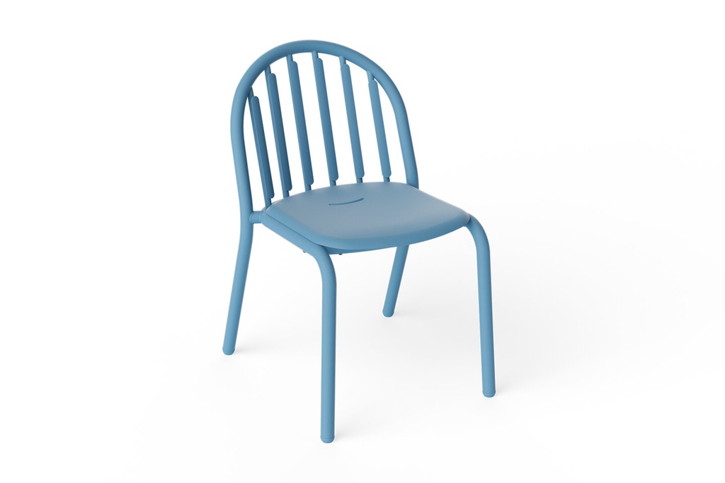Chaise Fred's wave blue