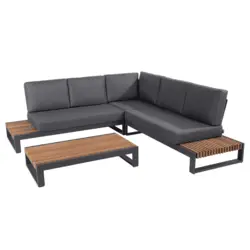 Ensemble KIOTO d'angle avec table basse  