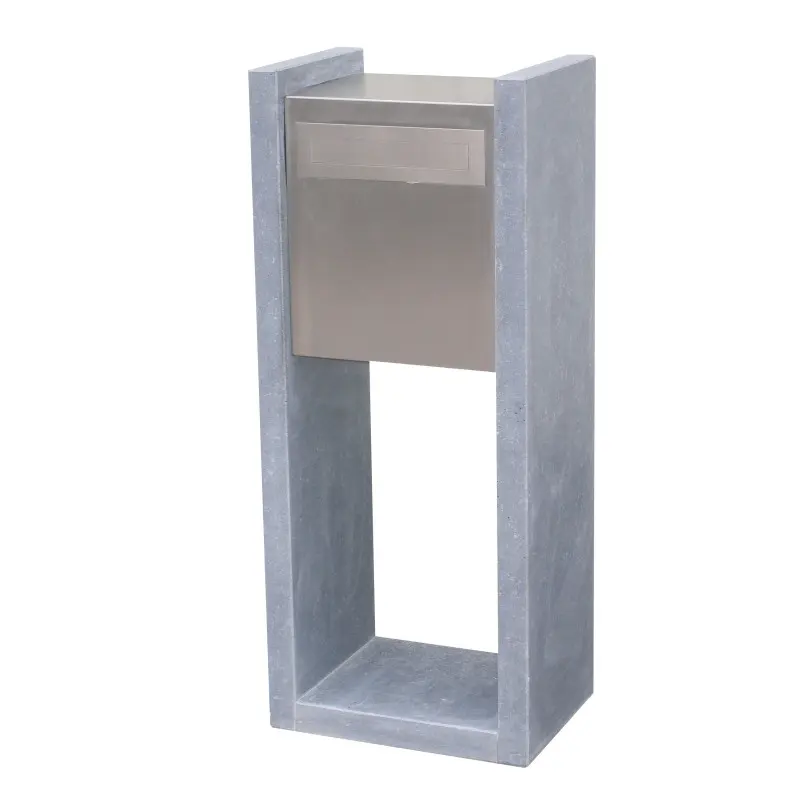 Boîte aux lettres Madrid avec inox (Inox)