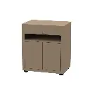 Meuble de cuisine avec tablette