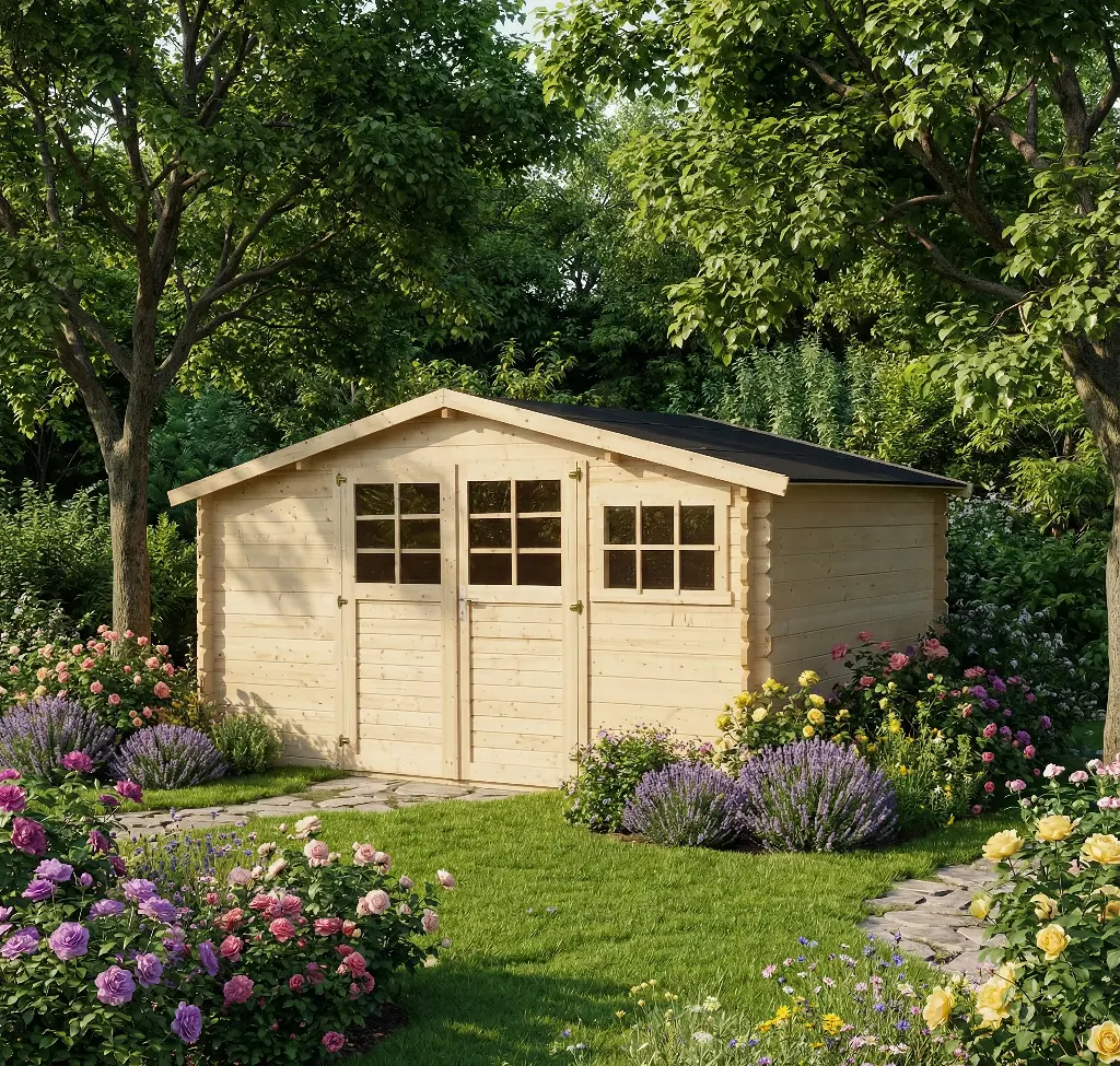 Abri de jardin P88904 390+50x300 cm