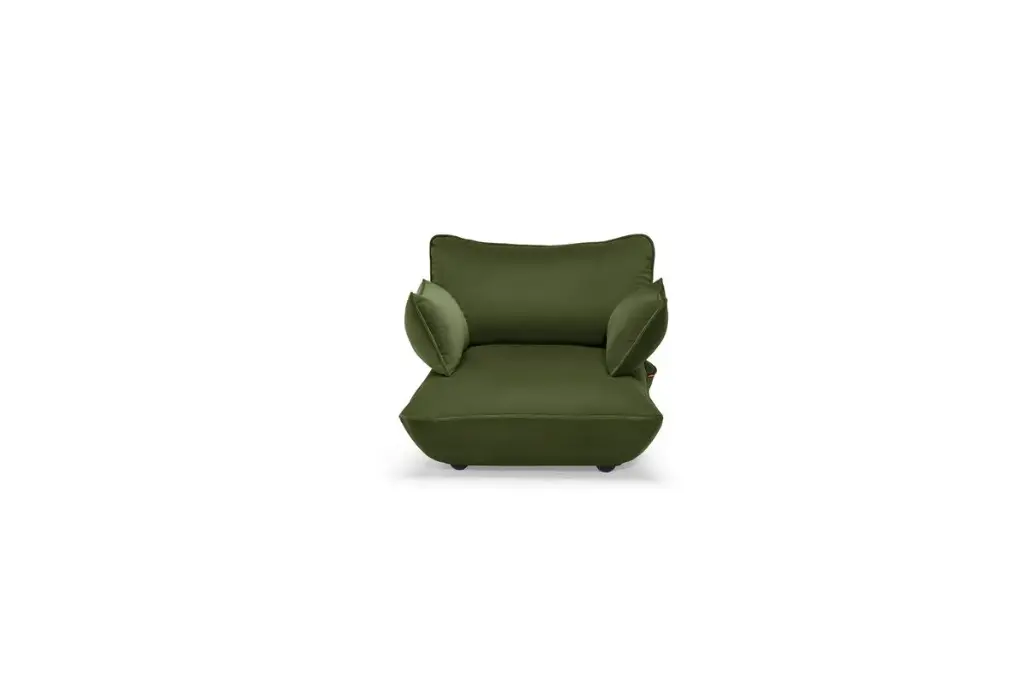 Sumo Loveseat velvet reycled vert