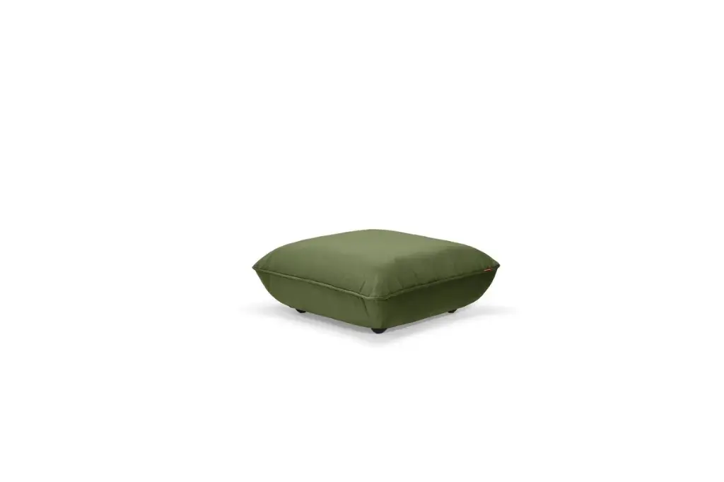 Sumo hocker velvet reycled vert
