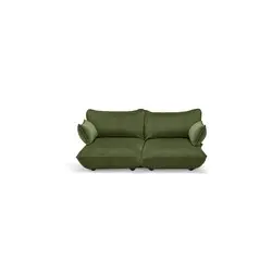 Sumo Sofa Medium velvet reycled vert