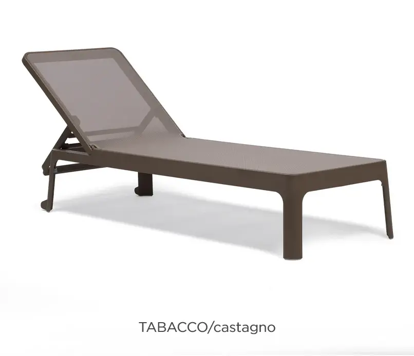 Lit de soleil Plano tabacco