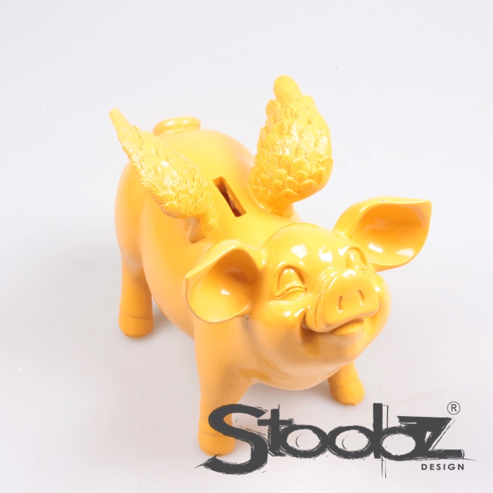 Cochon ailé tirelire 