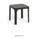 Table basse net 40 anthracite