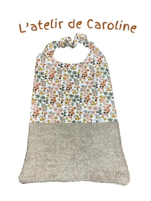 Bavoir avec élastique 