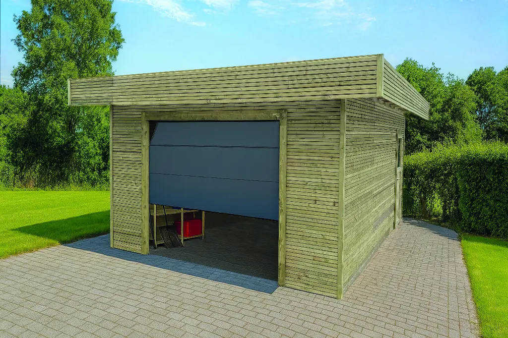 Garage S7752-1 traité 500X700 CM