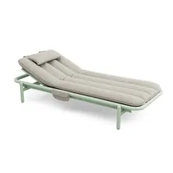 Sunbun daybed mist green/mist (Aluminium et textilène)