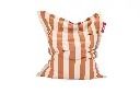 Pouf Original Outdoor stripe orange/crème