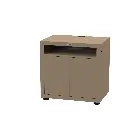 Meuble de cuisson avec tablette  
