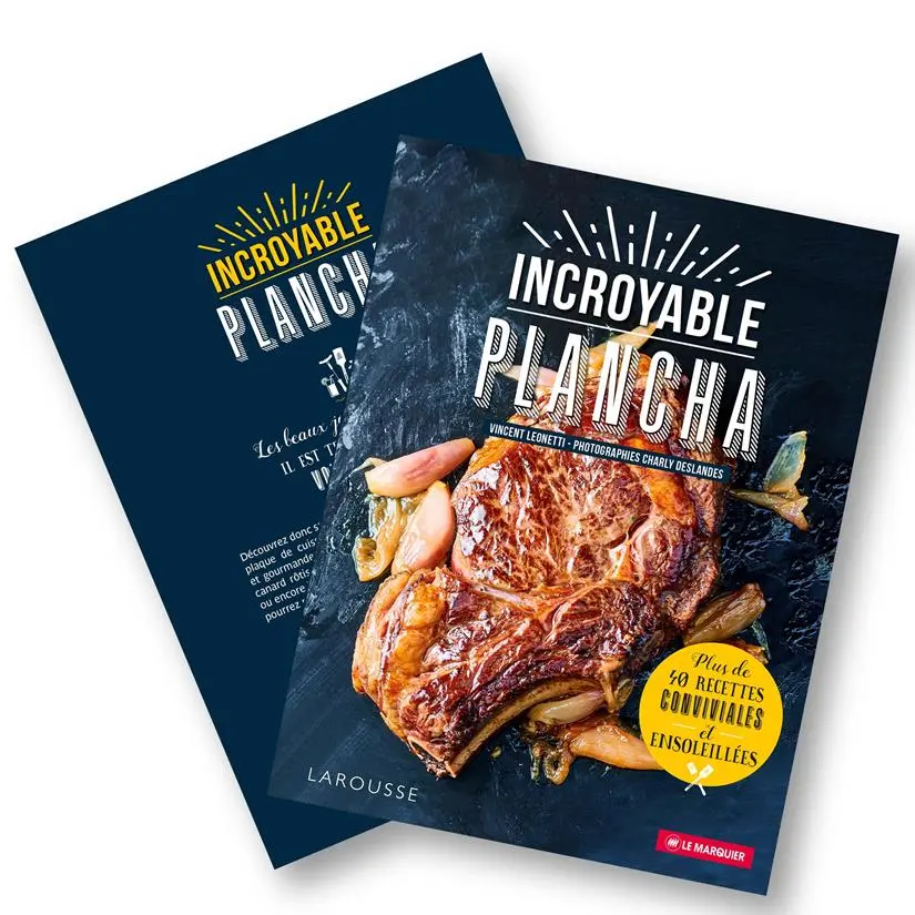 Livre de recette incroyable plancha Larousse
