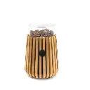 Cheminée de table Lumi teck