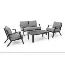 Salon aluminium anthracite 