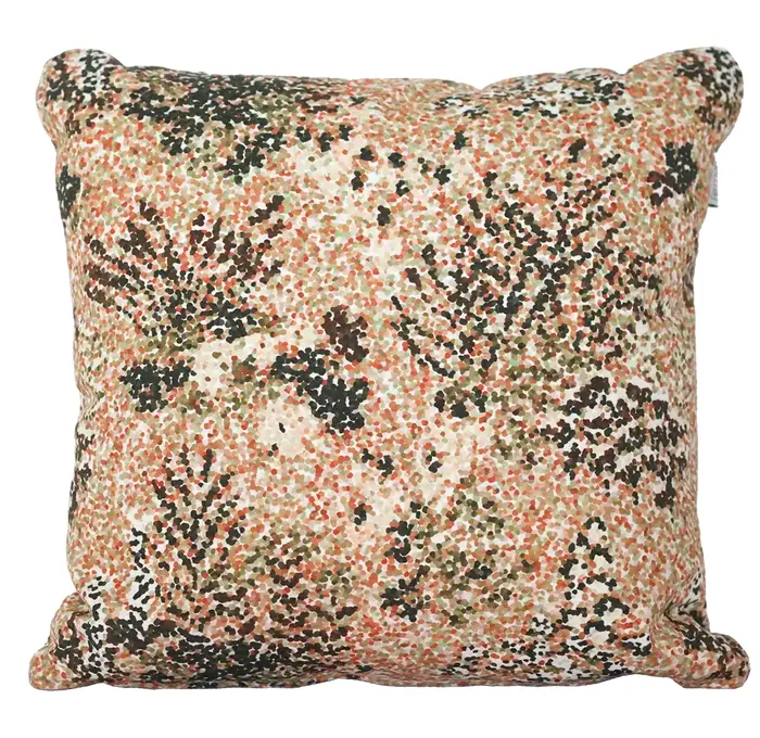 Coussin déco outdoor bouquet sauvage 44x44 cm  