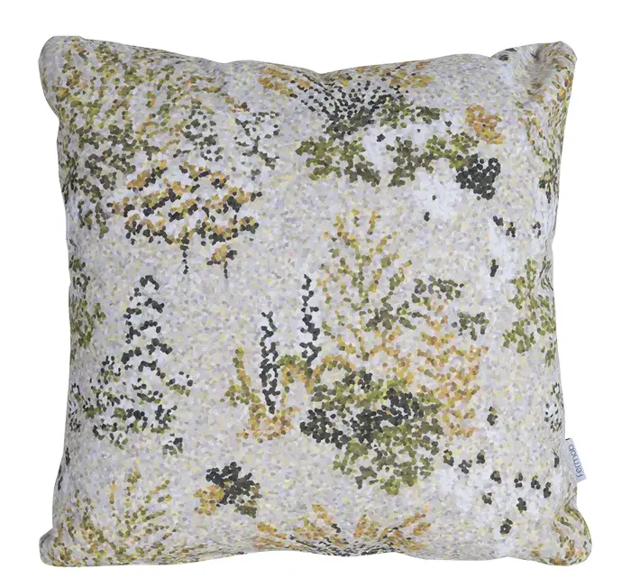 Coussin déco outdoor bouquet sauvage 44x44 cm  