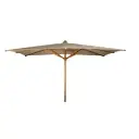 Parasol en bois KOTO brun sisal 3x4 m
