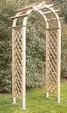 Pergola en bois traité