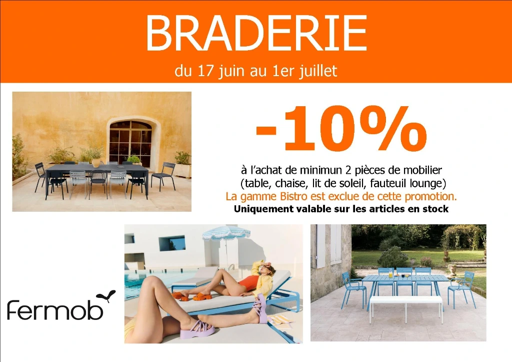 BRADERIE Fermob