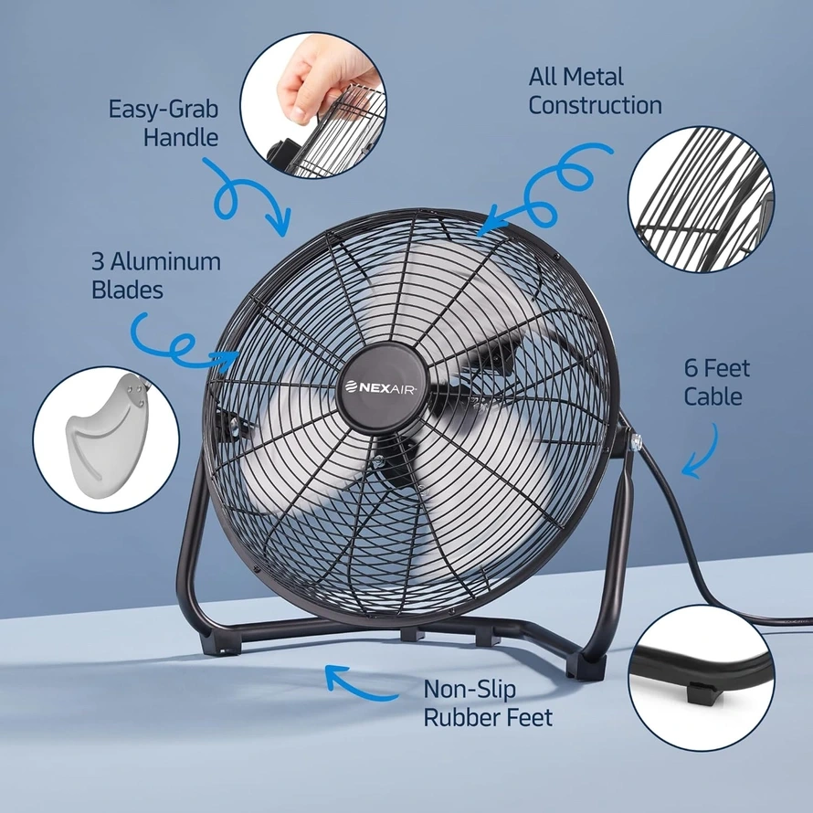 Ventilateur classique puissant grand format