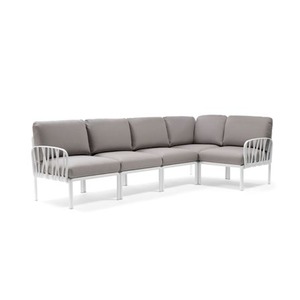 Ensemble Komodo 5 coussins grigio 