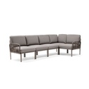 Ensemble Komodo 5 coussins grigio 
