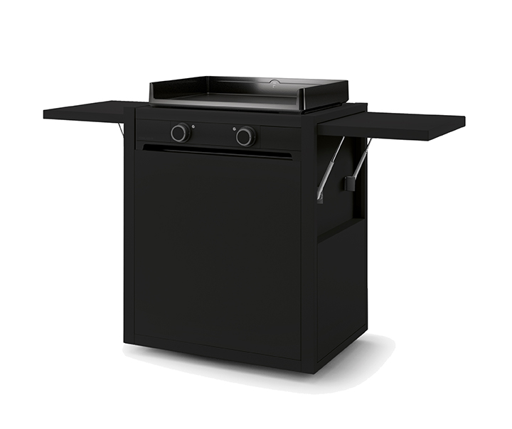 Plancha Modern 60 + meuble roulettes+ couvercle+housse