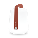 Lampe balad H38 cm ocre rouge