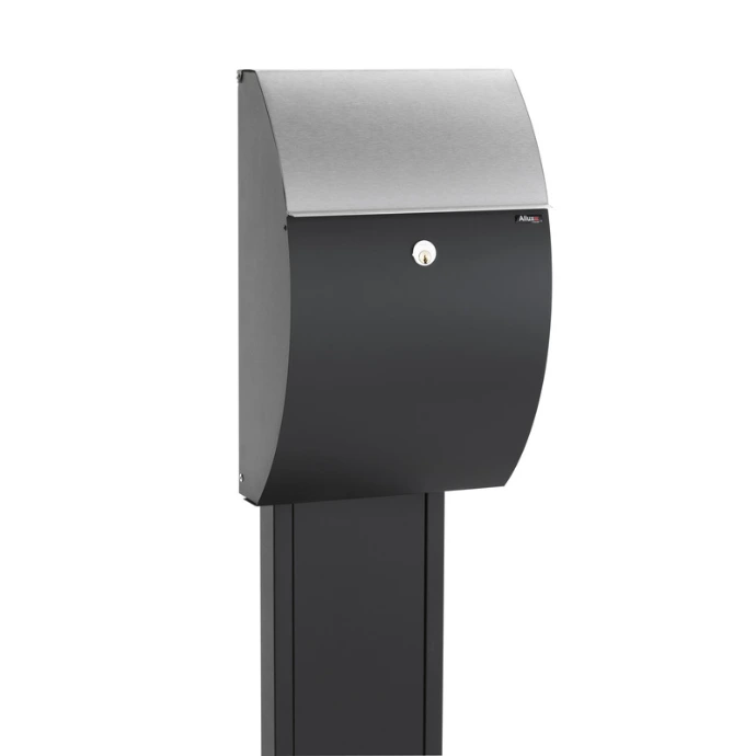 Boîte aux lettres Allux 7000 black + pied large