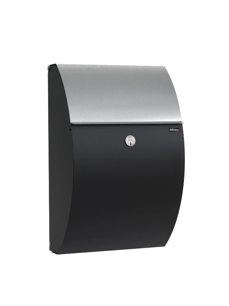 Boîte aux lettres Allux 7000 black avec clapet galvanisé