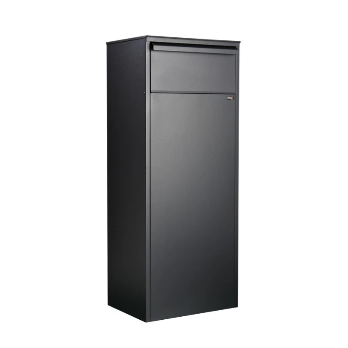 Boîte aux lettres Allux 800 colis black ouverture arrière 