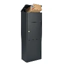 Boîte aux lettres Allux 600 colis black ouverture avant 