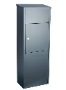 Boîte aux lettres Allux 600 colis anthracite ouverture avant  