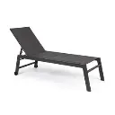 Lit de soleil Hilde anthracite, LIQUIDATION fin série, sans garantie.