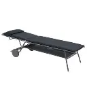 Lit de soleil becomfort HAUT Miami dark grey
