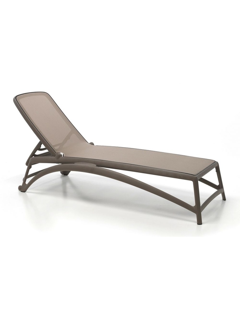 Lit de soleil Atlantico taupe (Polypropylène de fibre de verre)
